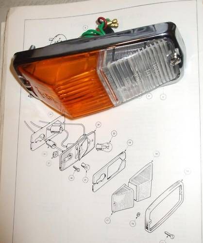 ** FRONT INDICATOR & SIDE LIGHT ASSEMBLY (Triumph Spitfire) (Mk3, MkIV & 1500) (From 1967- 80)